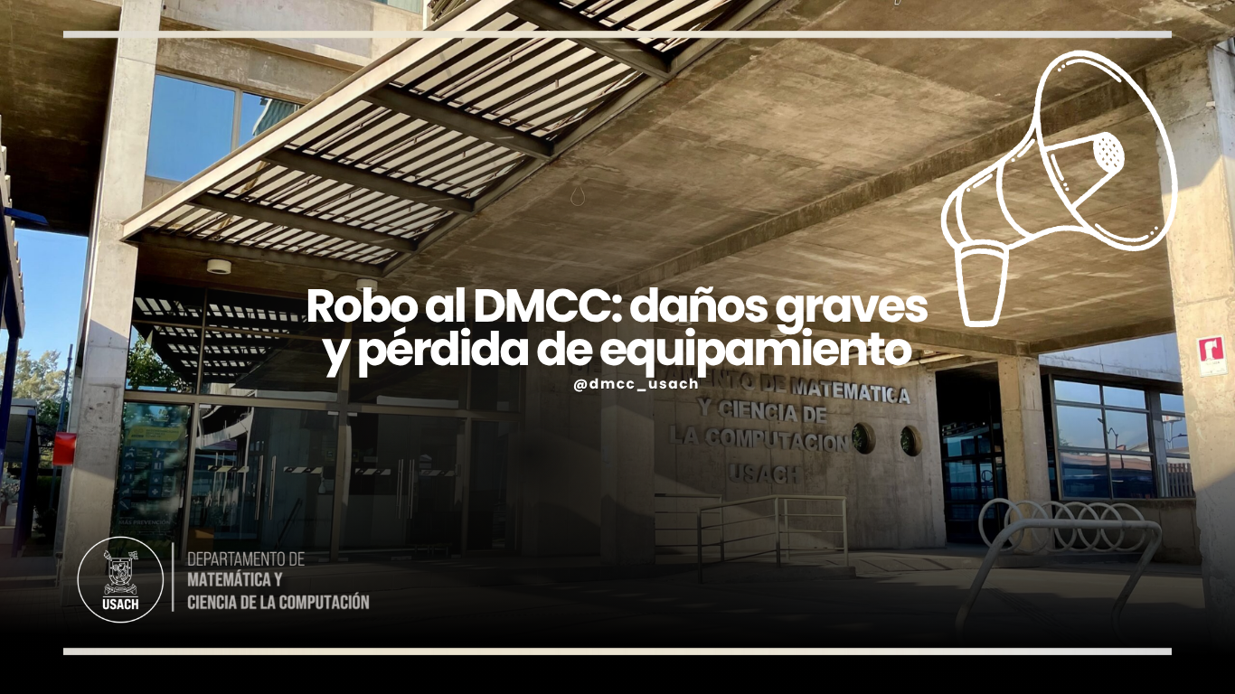 Robo al DMCC: daños graves y pérdida de equipamiento