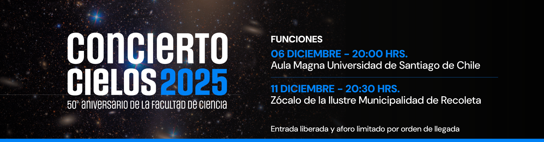 Concierto Cielos 2025 – ¡NUEVAS FECHAS!