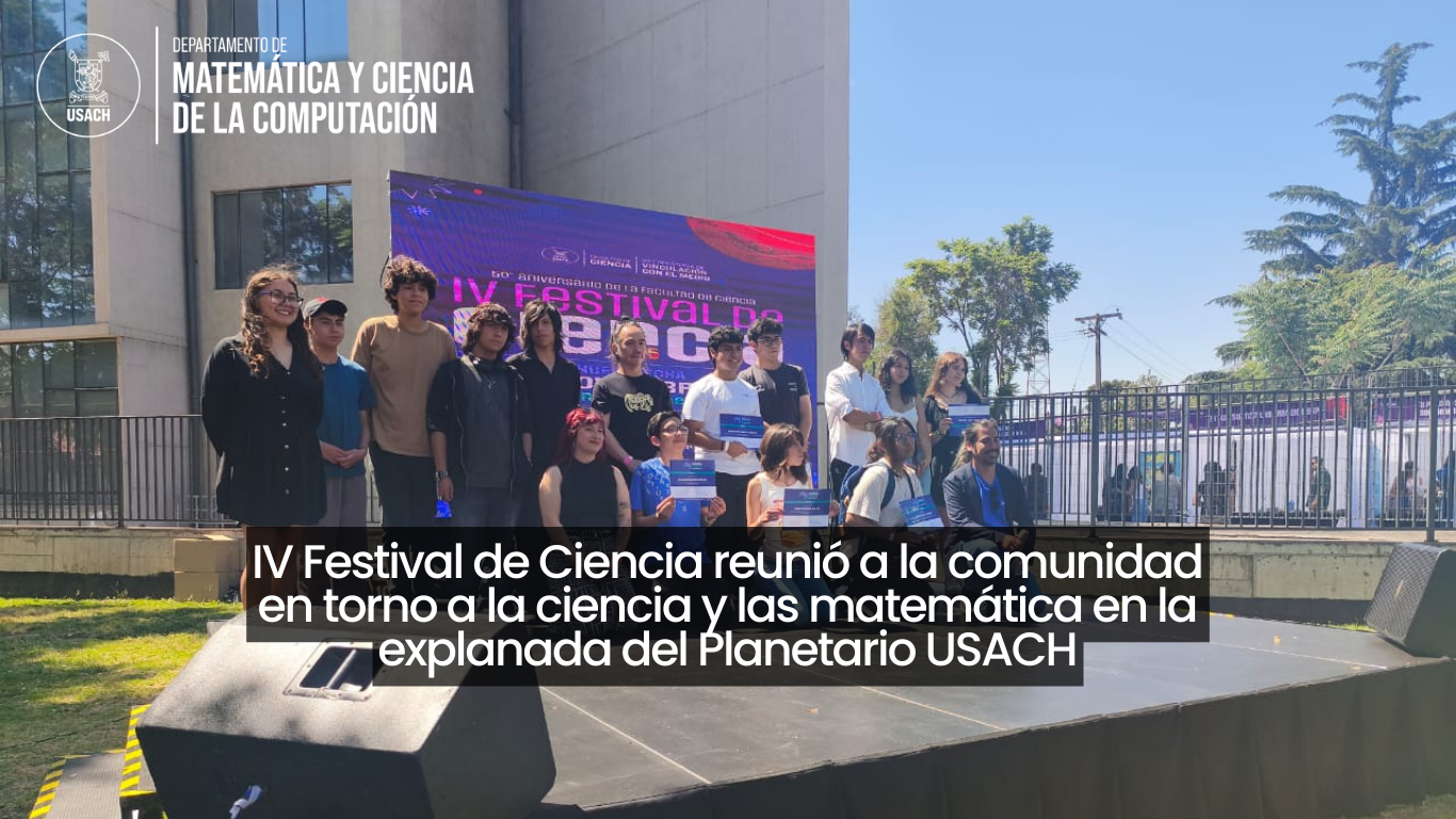 IV Festival de Ciencia reunió a la comunidad en torno a la ciencia y las matemática en la explanada del Planetario USACH