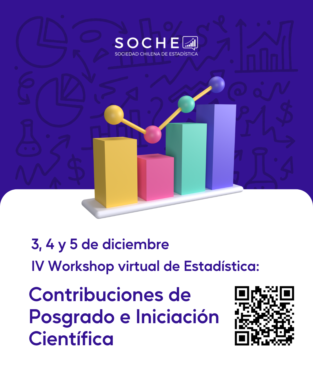 Estudiantes de Ingeniería Estadística USACH participarán en el IV Workshop Virtual de Estadística organizado por la SOCHE
