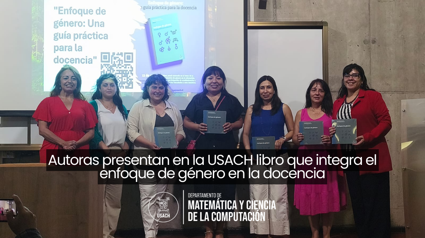 Autoras presentan en la USACH libro que integra el enfoque de género en la docencia
