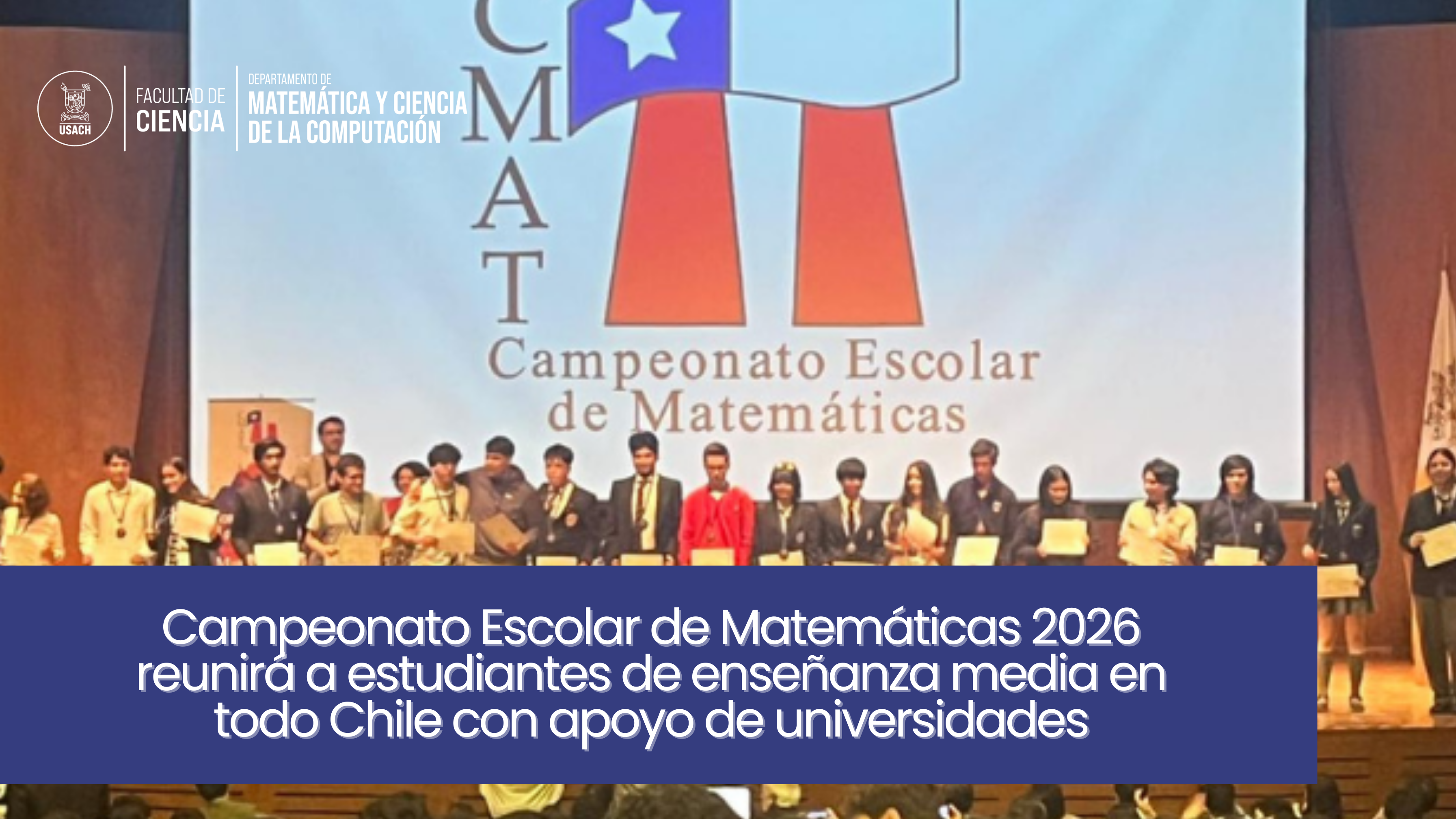 Campeonato Escolar de Matemáticas 2026 reunirá a estudiantes de enseñanza media en todo Chile con apoyo de universidades