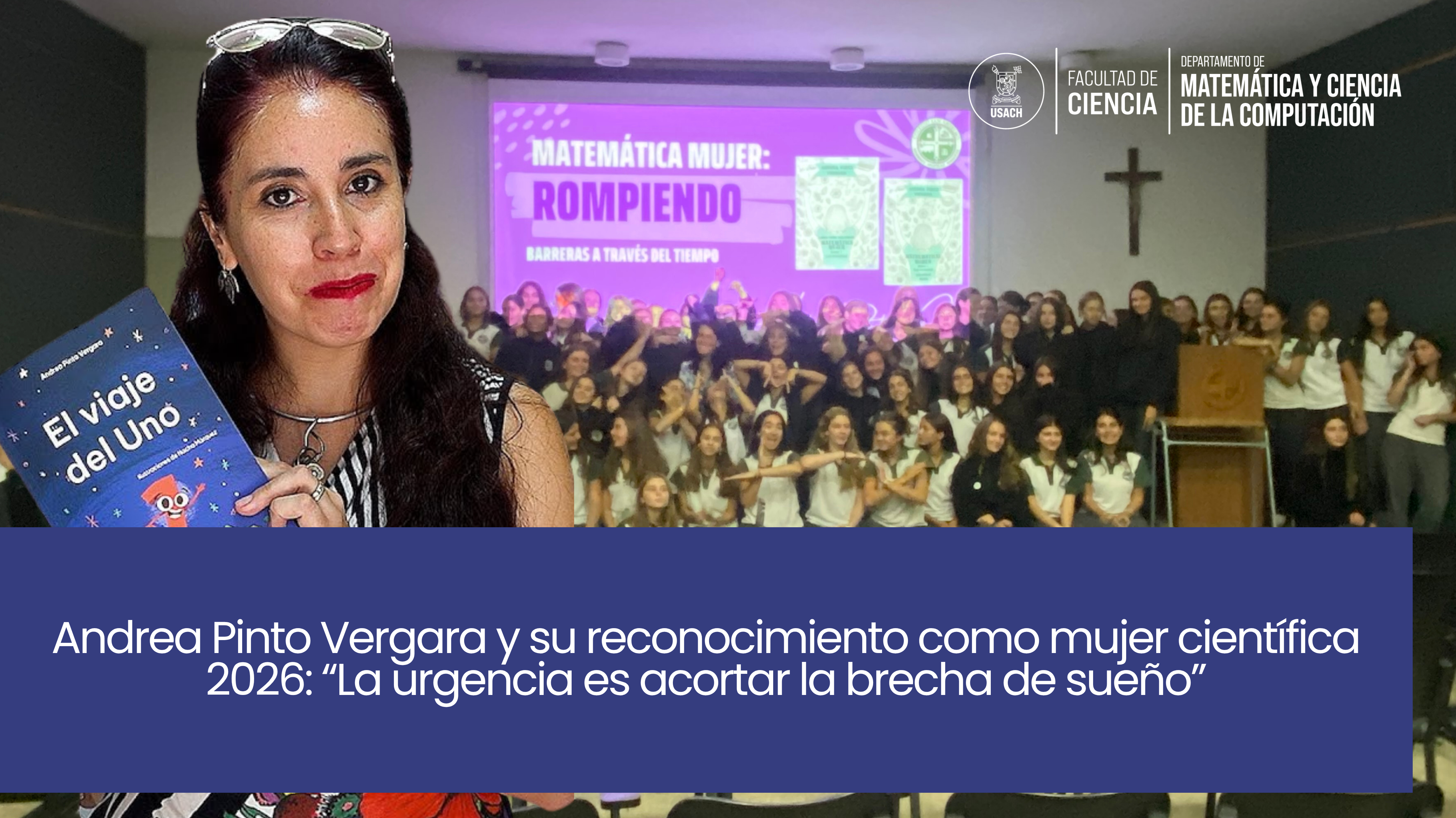 Andrea Pinto Vergara y su reconocimiento como mujer científica 2026: “La urgencia es acortar la brecha de sueño”