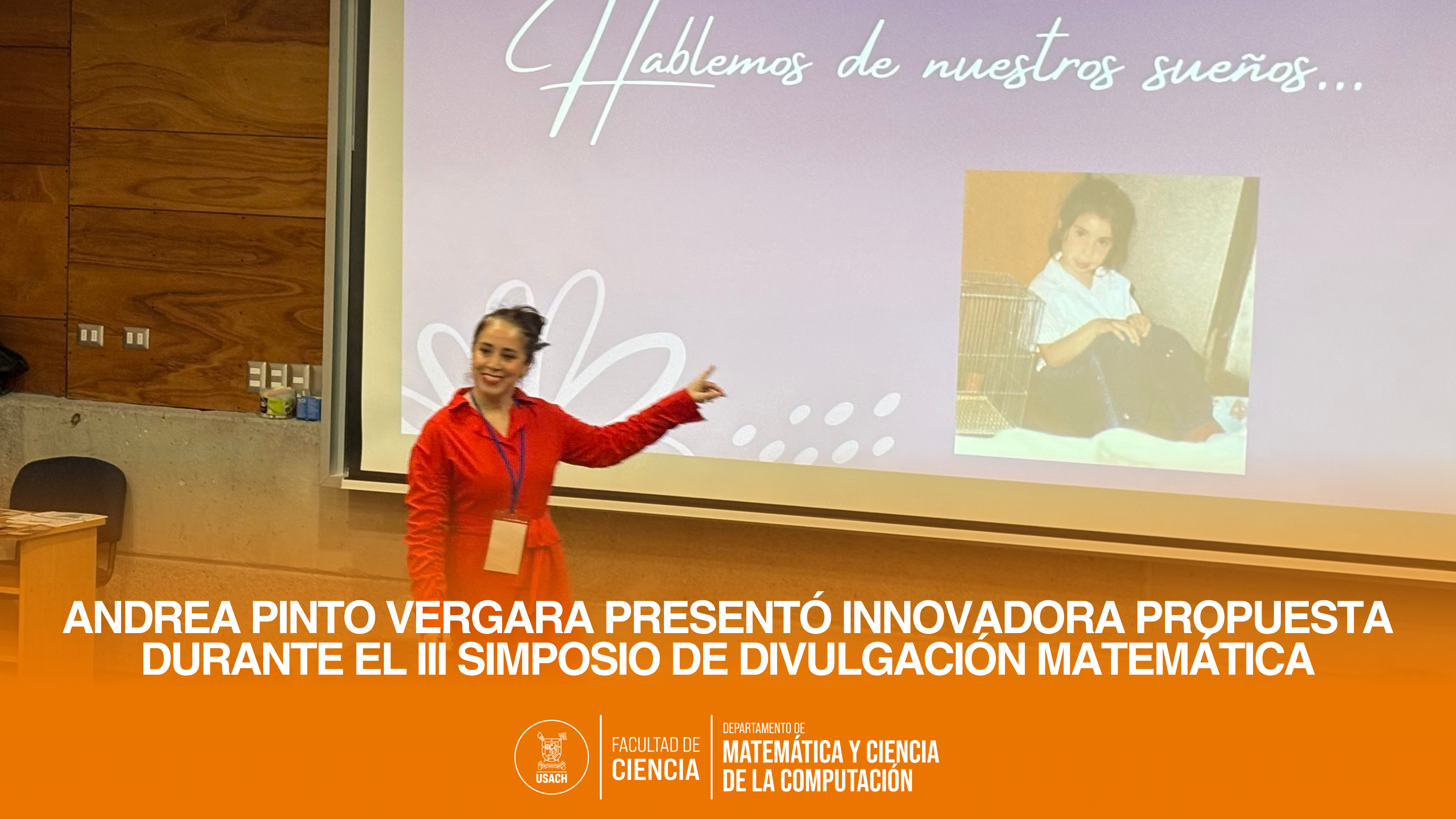 Andrea Pinto Vergara presentó innovadora propuesta durante el III Simposio de Divulgación Matemática