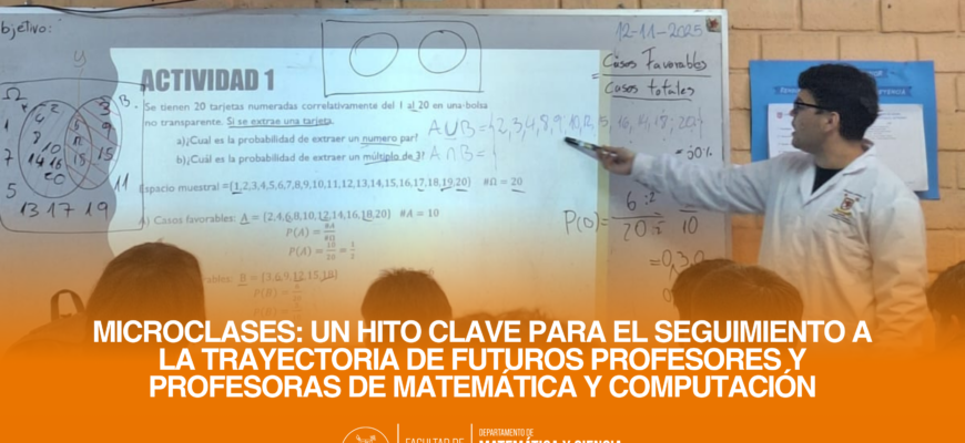 Microclases: un hito clave para el seguimiento a la trayectoria de futuros profesores y profesoras de Matemática y Computación